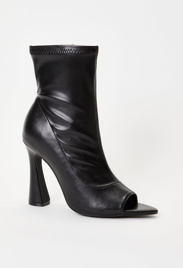 Malina Peep Toe Bootie