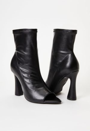 Malina Peep Toe Bootie