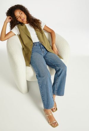 Longline Belted Vest