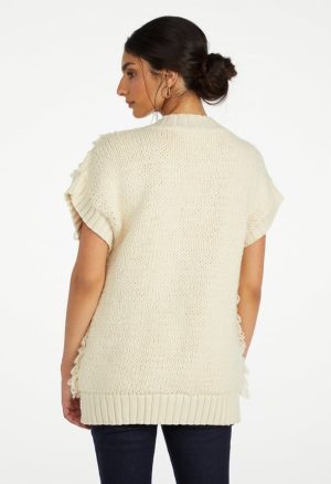Handloop Tunic Vest Cardigan