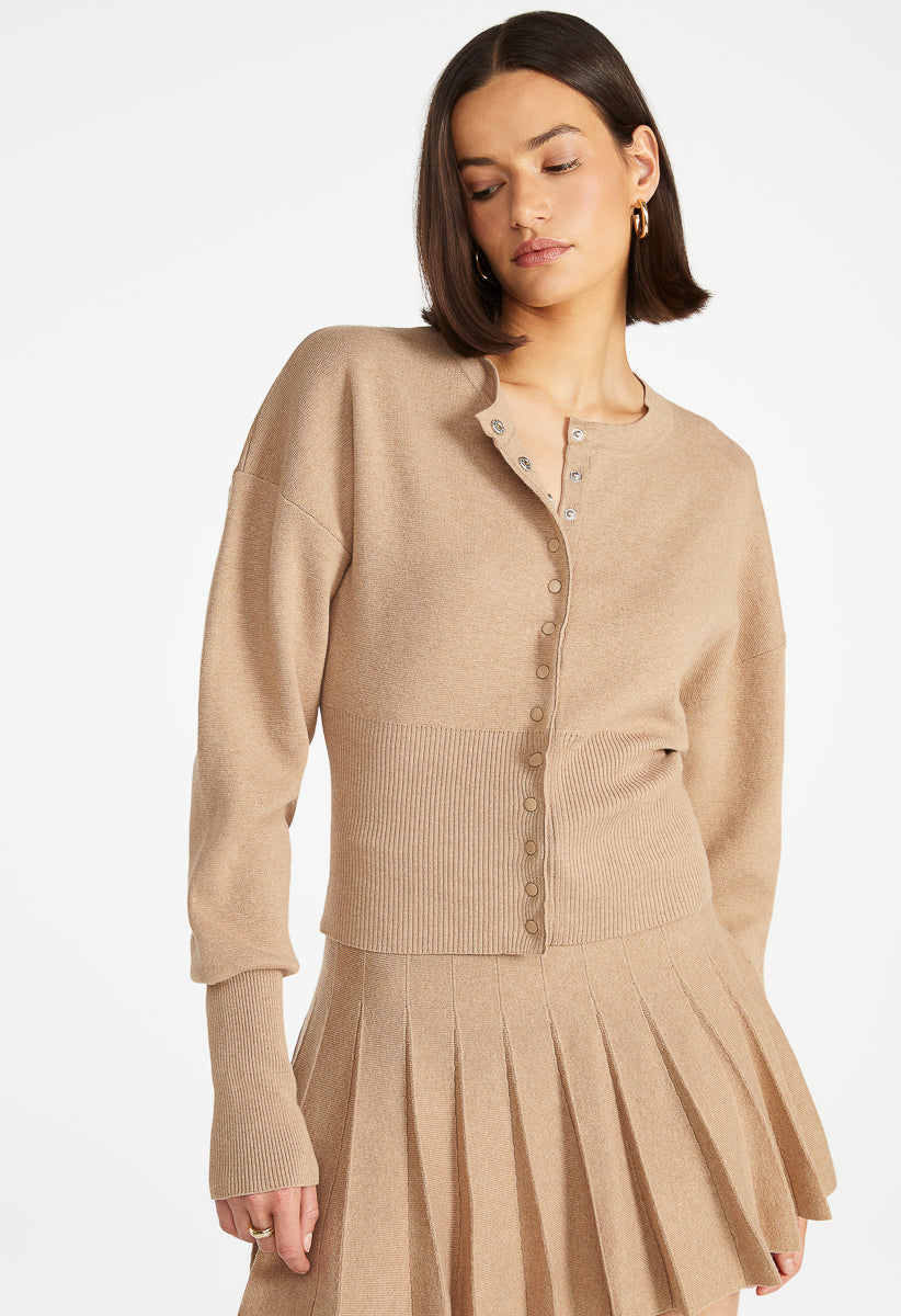 Sweater Mini Pleated Skirt
