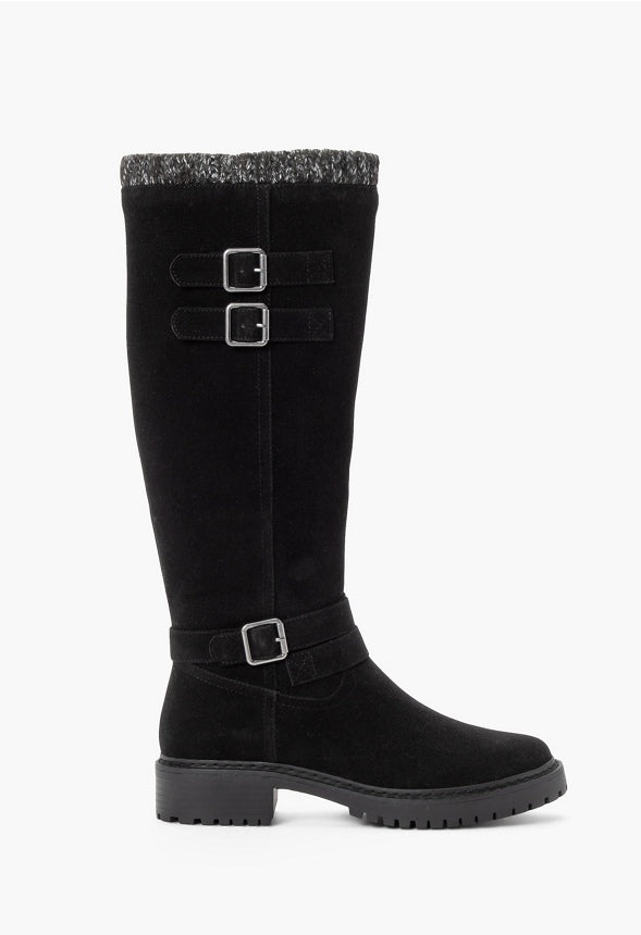 Noel Buckle Detailed Tall Boot