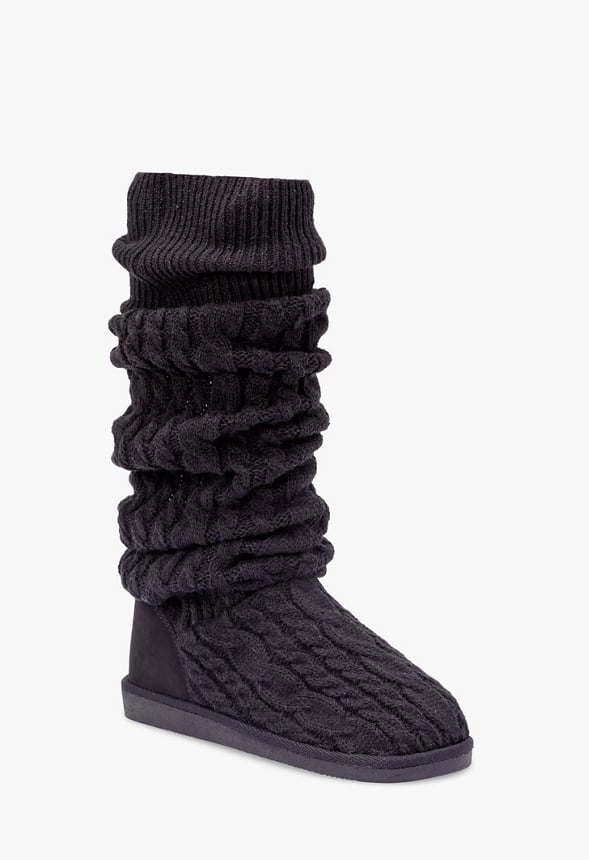 Brittany Knit Sock Fuzzie