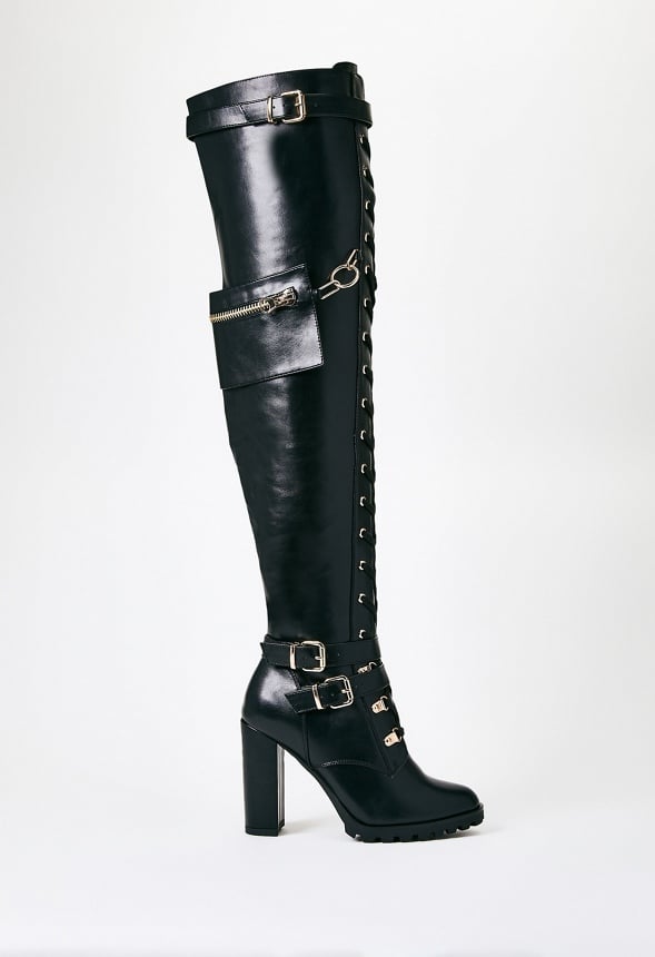 Elira High Block Heel Boot