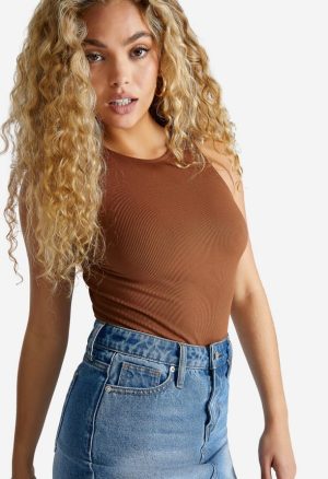 Ribbed Seamless Tank Bodysuit