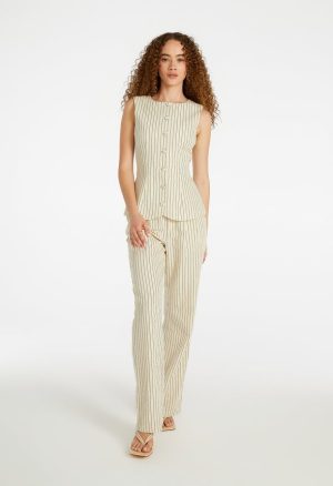 Tailored Tunic Wide Leg Trousers