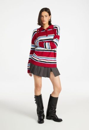 Pleated Micro Wrap Skort