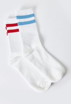 2-Pack Stripe Athletic Socks
