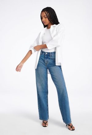Billie Mid Rise Straight Leg Jean
