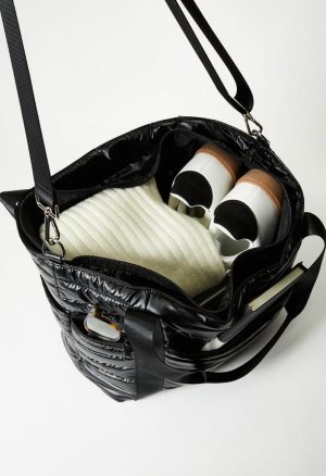 Quilted Nylon Tote