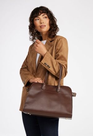 Structured Top Handle Tote